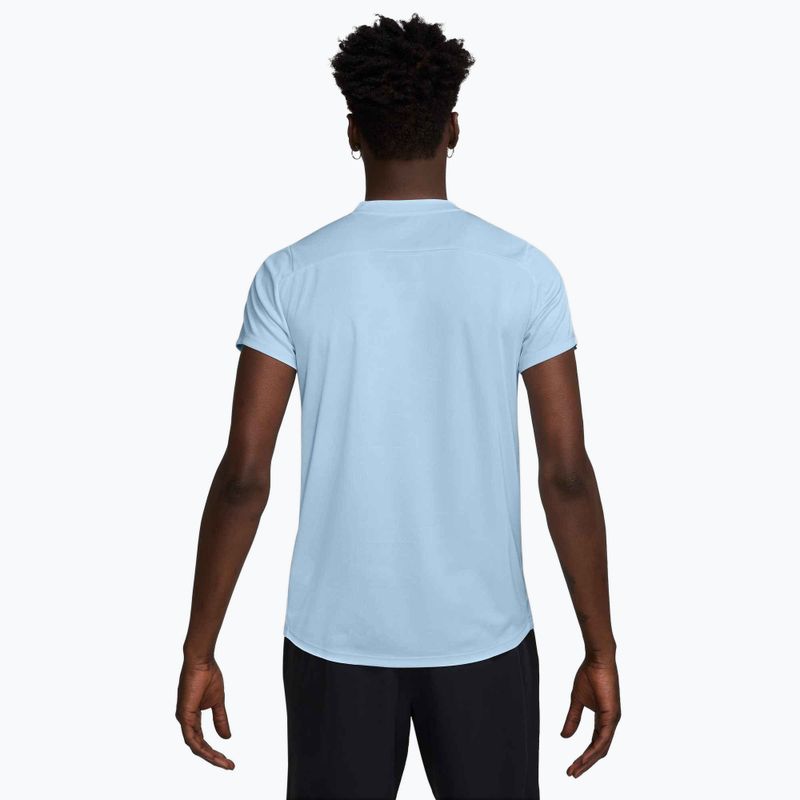 Tricou de tenis pentru bărbați Nike Court Dri-Fit Victory celestine blue / black 2