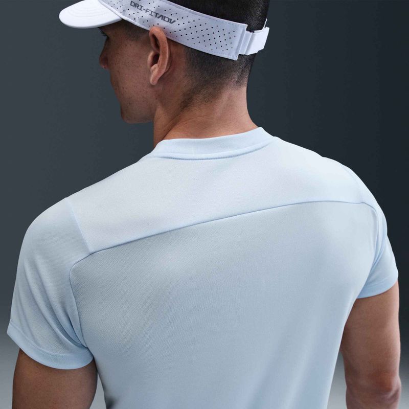 Tricou de tenis pentru bărbați Nike Court Dri-Fit Victory celestine blue / black 8