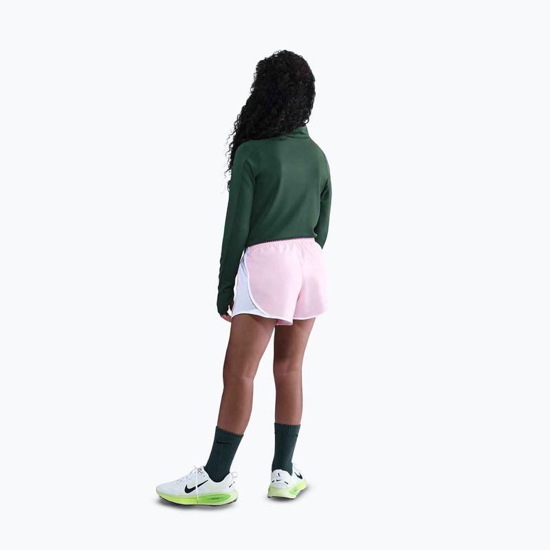 Longsleeve de antrenament pentru copii Nike Dri-Fit 1/4 Zip forest green/white 3