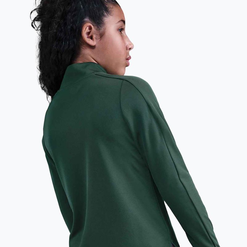 Longsleeve de antrenament pentru copii Nike Dri-Fit 1/4 Zip forest green/white 5