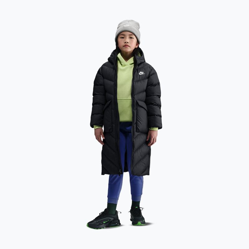 Palton căptușit pentru copii Nike Sportswear All Day Play black/white 4