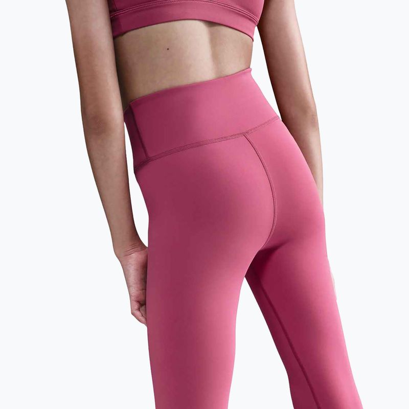 Colanți pentru copii Nike One Dri-Fit High-Waisted sweet beet/white 4