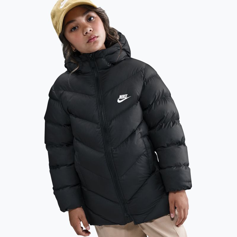 Geacă izolată pentru copii Nike Sportswear All Day Play black/white 2