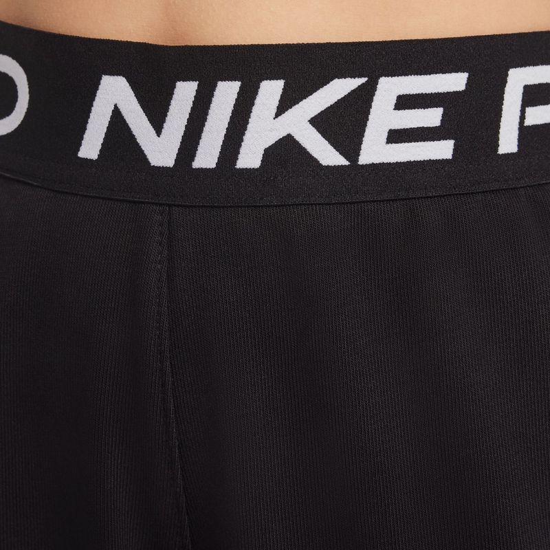 Pantaloni pentru copii Nike Pro Fleece black/black/black/white 5