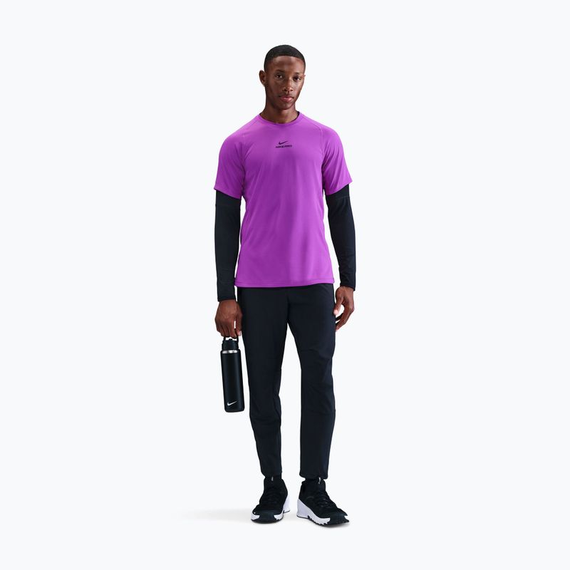 Tricou de antrenament pentru bărbați Nike Pro Training Dri-Fit vivid purple/black 2