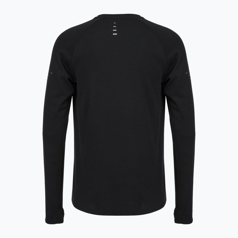 Longsleeve de alergare pentru bărbați Nike Stride Dri-Fit Waffle Crew black 8