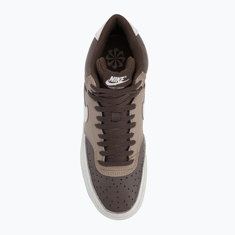 Încălțăminte pentru bărbați Nike Court Vision Mid Next Nature baroque brown/mink brown/light bone 5
