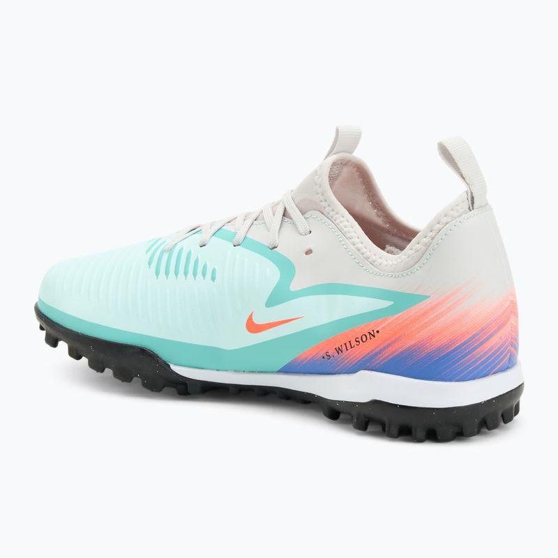 Încălțăminte de fotbal pentru copii Nike United Phantom 6 Low Academy Jr TF pistachio frost/hyper orange 3