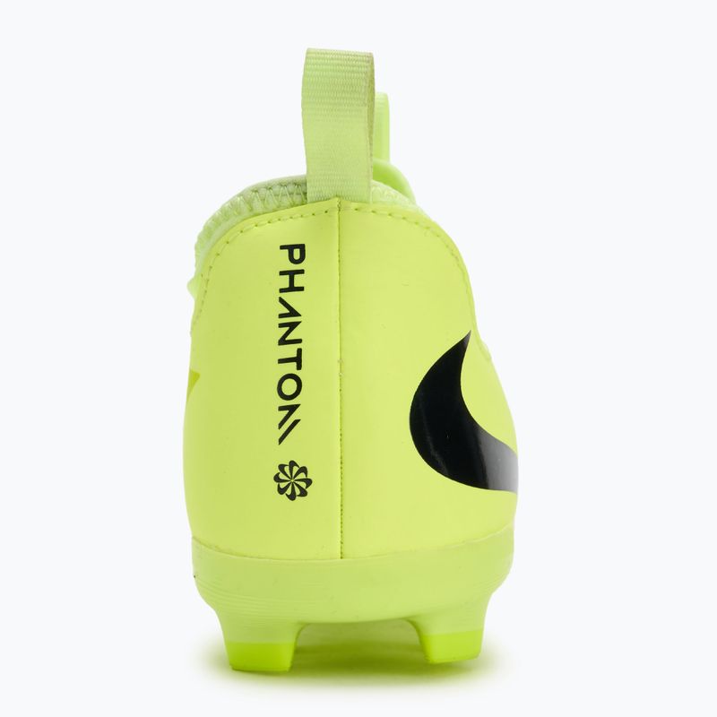 Ghete de fotbal pentru copii Nike Phantom 6 Low Academy FG/MG Jr hyper crimson/limelight/black 6