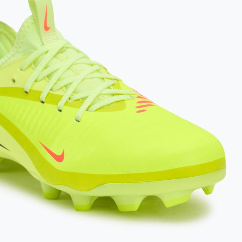 Ghete de fotbal pentru copii Nike Phantom 6 Low Academy FG/MG Jr hyper crimson/limelight/black 7