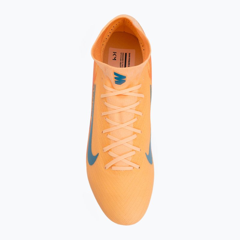 Ghete de fotbal pentru bărbați Nike Mercurial Superfly 10 Pro Kylian Mbappe FG melon tint/igloo 5