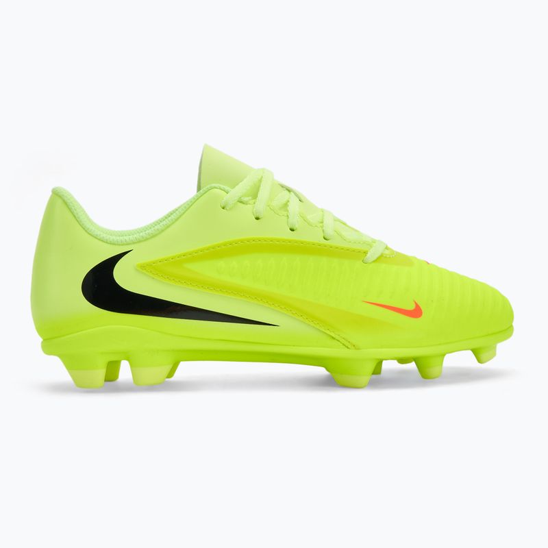 Ghete de fotbal pentru copii Nike Phantom 6 Low Club MG hyper crimson/limelight/black 2
