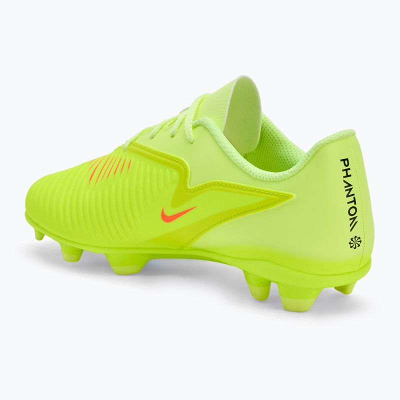 Ghete de fotbal pentru copii Nike Phantom 6 Low Club MG hyper crimson/limelight/black 3