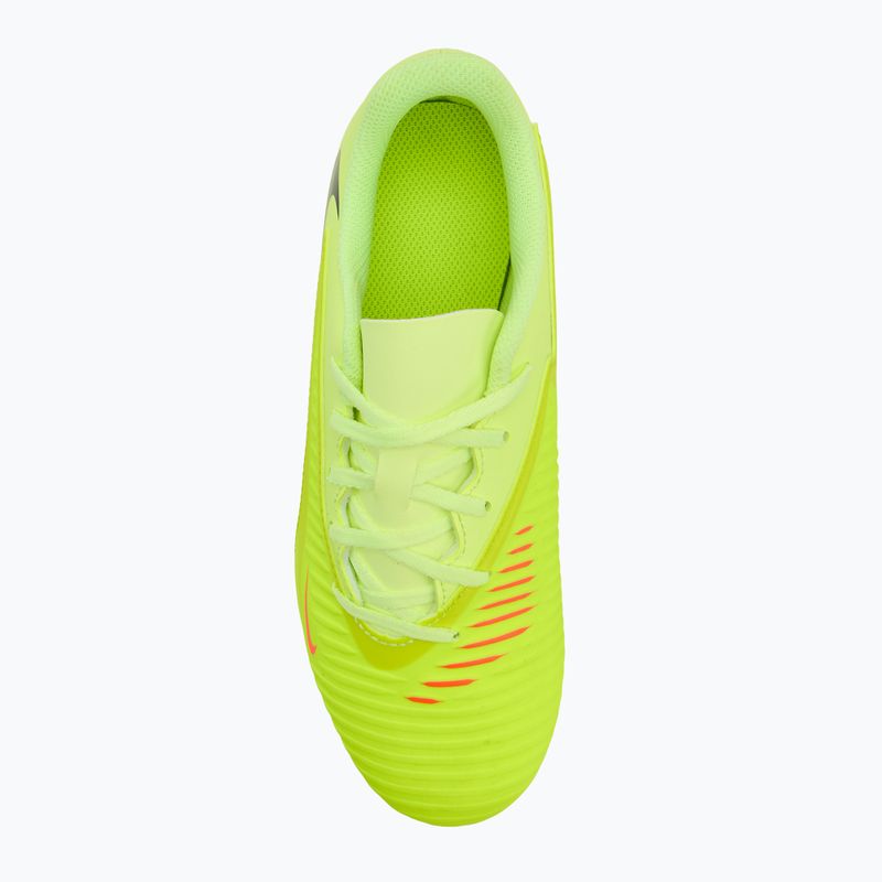 Ghete de fotbal pentru copii Nike Phantom 6 Low Club MG hyper crimson/limelight/black 5