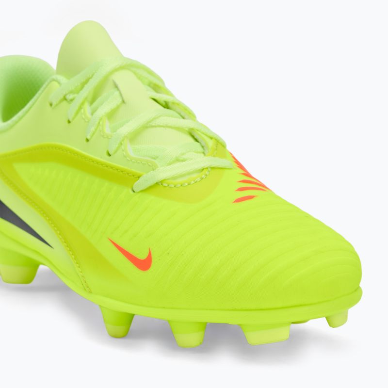 Ghete de fotbal pentru copii Nike Phantom 6 Low Club MG hyper crimson/limelight/black 7