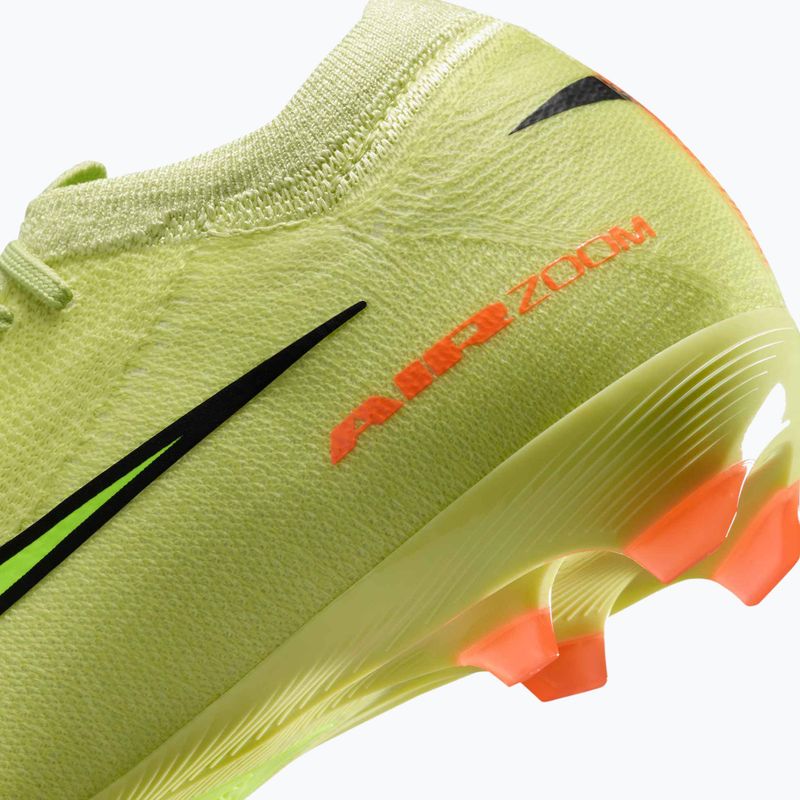 Încălțăminte de fotbal pentru copii Nike Jr. Mercurial Vapor 16 Pro FG limelight/hyper crimson/volt 9