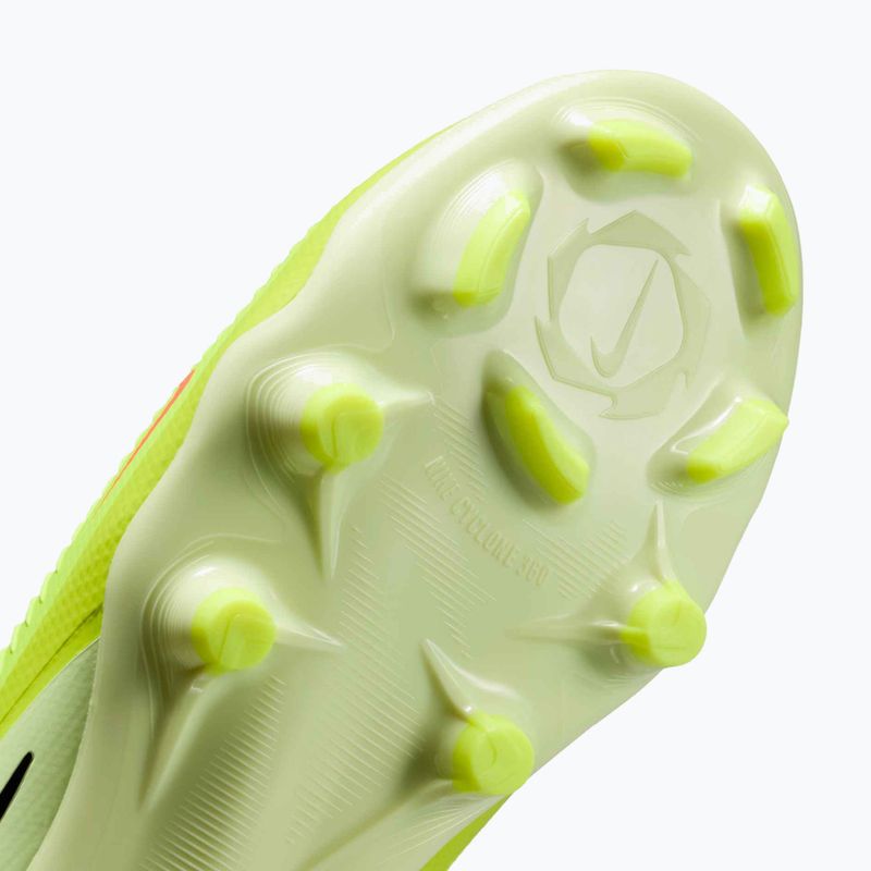 Ghete de fotbal pentru copii Nike Phantom 6 Low Pro FG/MG hyper crimson/limelight/black 10
