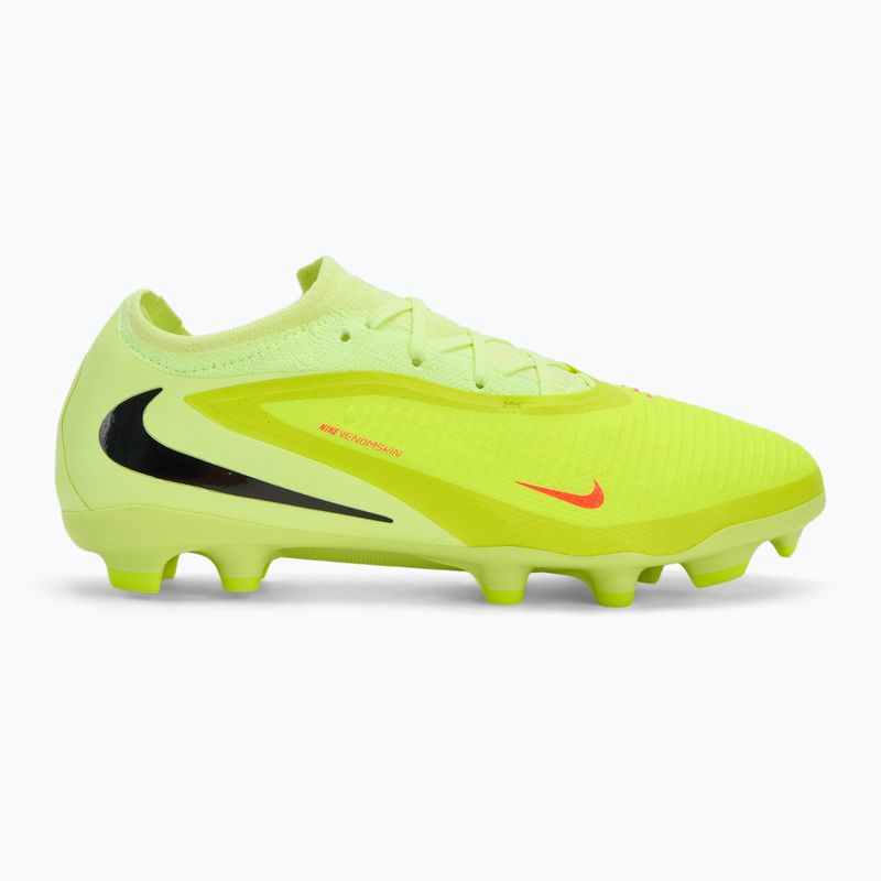 Ghete de fotbal pentru copii Nike Phantom 6 Low Pro FG/MG hyper crimson/limelight/black 2