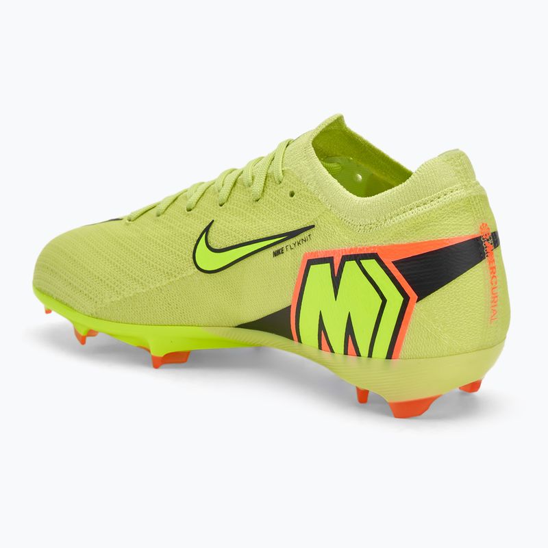 Încălțăminte de fotbal pentru copii Nike Jr. Mercurial Vapor 16 Pro FG limelight/hyper crimson/volt 3