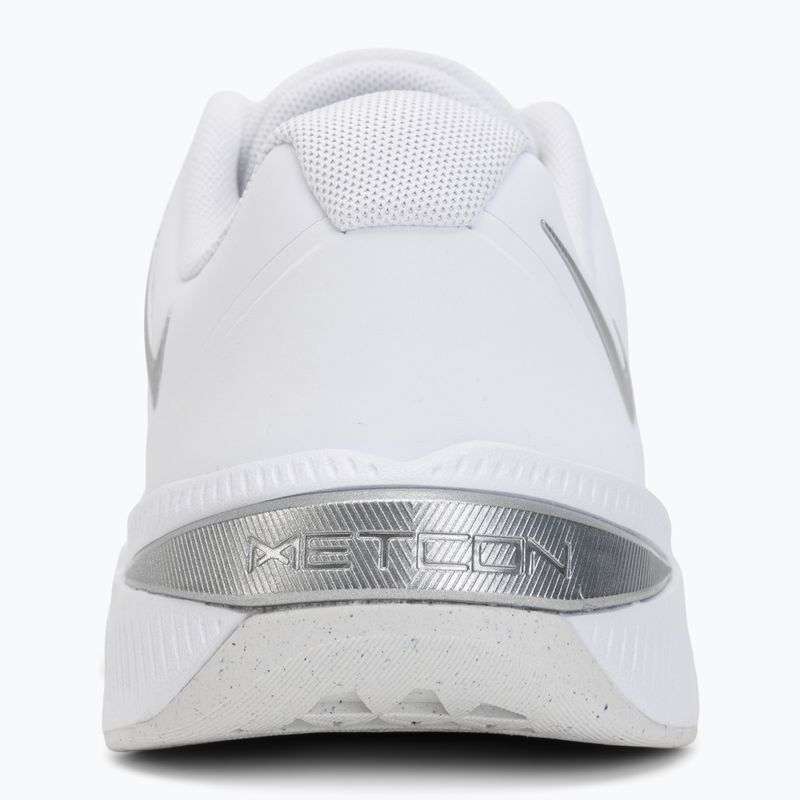 Încălțăminte de ridicare greutăți pentru femei Nike Metcon 10 white/platinum tint/metallic silver 6