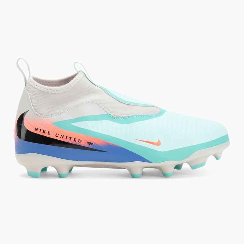 Încălțăminte de fotbal pentru copii Nike United Phantom 6 High Academy Jr FG/MG pistachio frost/hyper orange 2