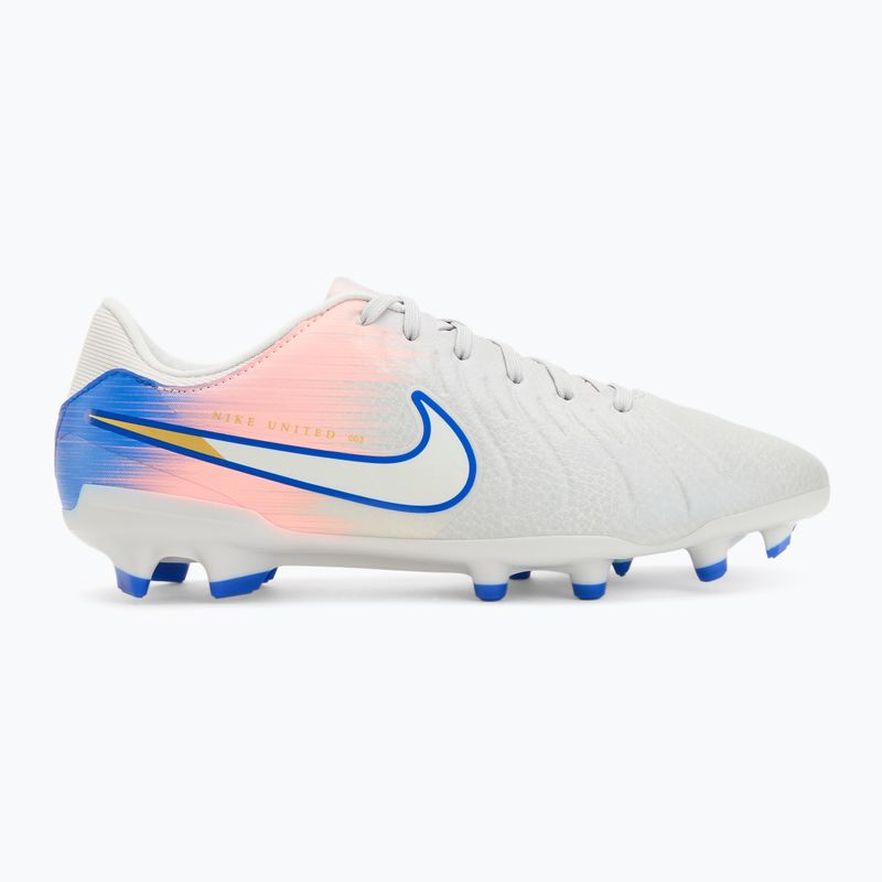 Încălțăminte de fotbal pentru bărbați Nike United Tiempo Legend 10 Academy FG/MG Vast Grey/Racer Blue 2