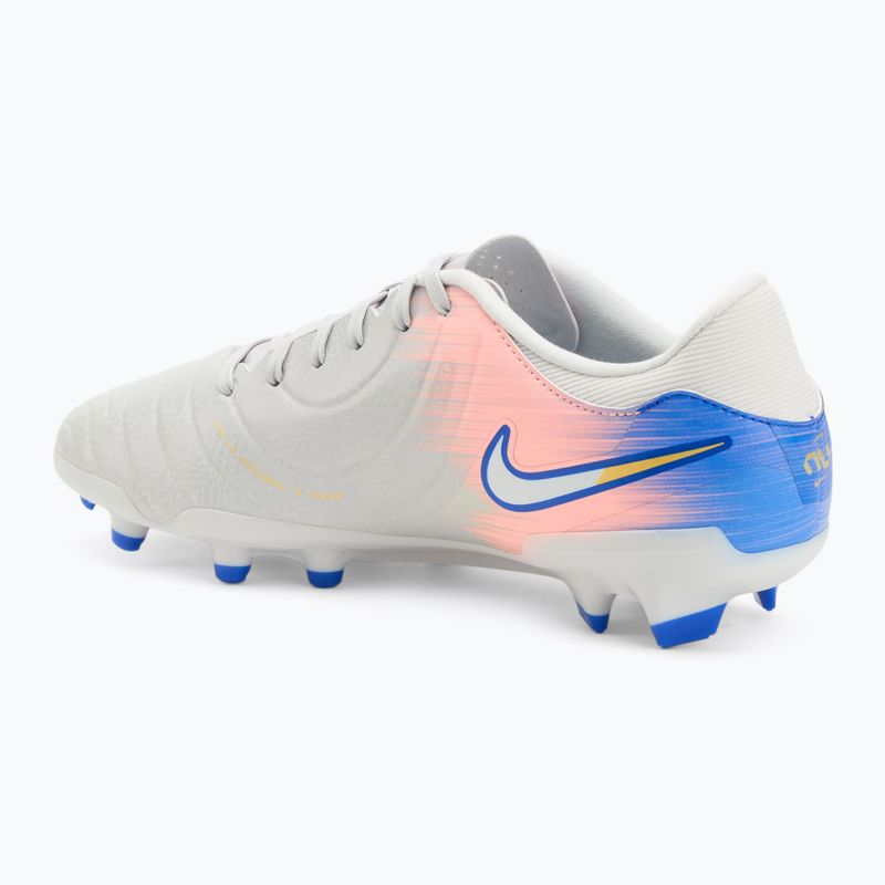 Încălțăminte de fotbal pentru bărbați Nike United Tiempo Legend 10 Academy FG/MG Vast Grey/Racer Blue 3