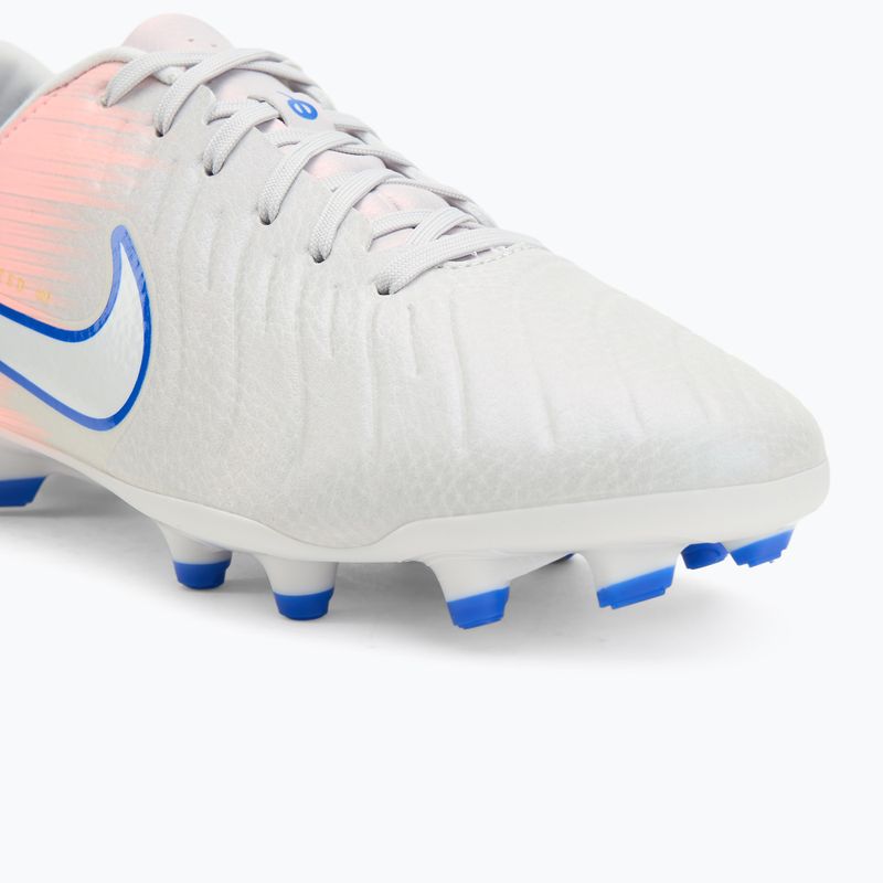 Încălțăminte de fotbal pentru bărbați Nike United Tiempo Legend 10 Academy FG/MG Vast Grey/Racer Blue 7