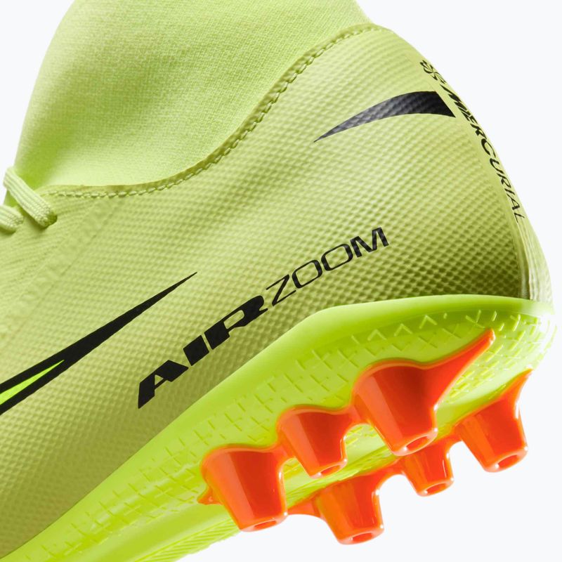 Ghete de fotbal pentru bărbați Nike Mercurial Superfly 10 Academy AG limelight/hyper crimson/volt 8
