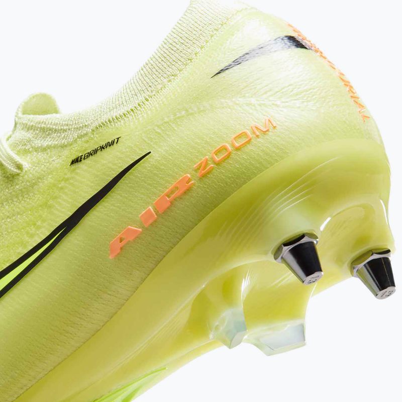 Încălțăminte de fotbal pentru bărbați Nike Mercurial Vapor 16 Elite SG Limelight/Hyper Crimson/Volt 9