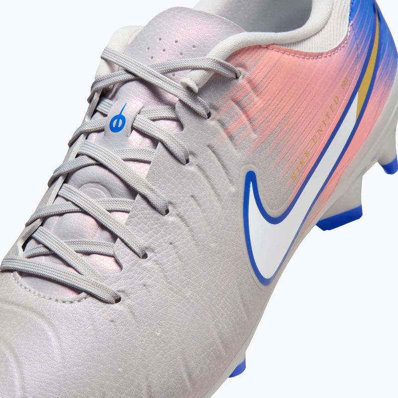 Încălțăminte de fotbal pentru bărbați Nike United Tiempo Legend 10 Academy FG/MG Vast Grey/Racer Blue 8