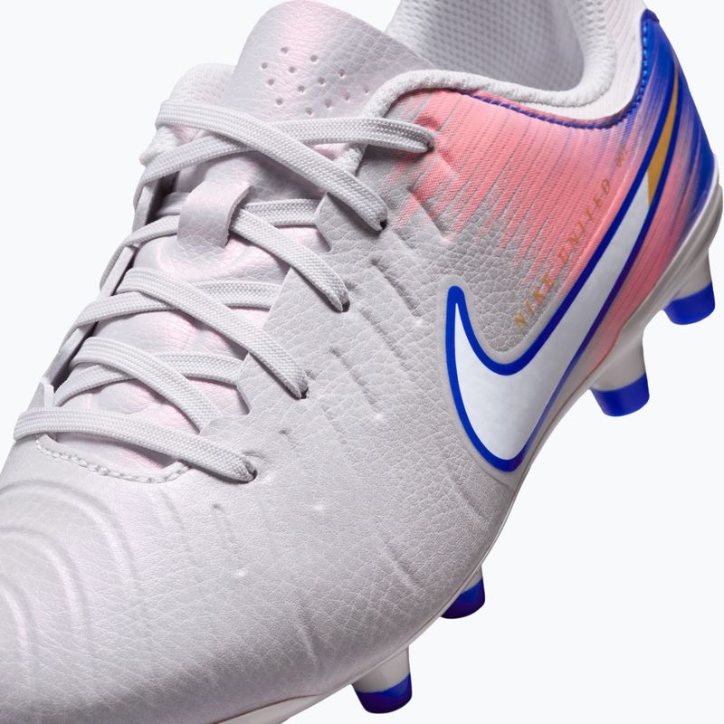 Încălțăminte de fotbal pentru copii Nike United Tiempo Legend 10 Academy Jr FG/MG vast grey/racer blue 7