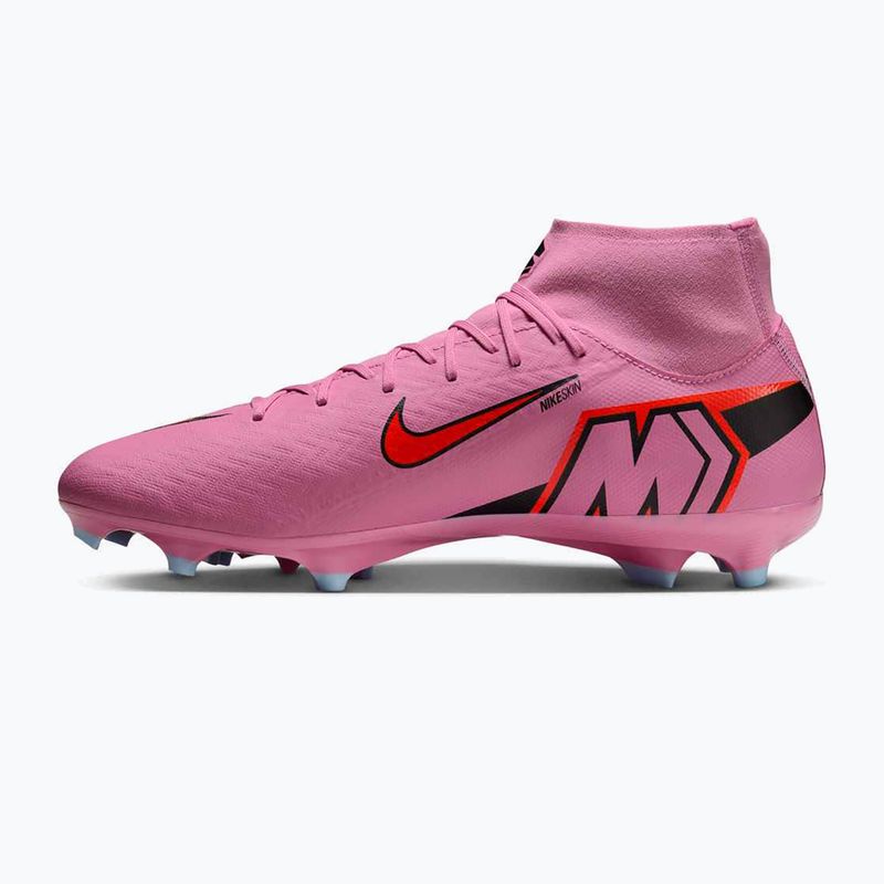 Încălțăminte de fotbal pentru bărbați Nike Mercurial Superfly 10 Academy MG magic flamingo/black/total crimson 2