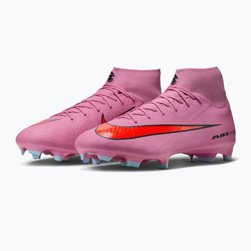 Încălțăminte de fotbal pentru bărbați Nike Mercurial Superfly 10 Academy MG magic flamingo/black/total crimson 3
