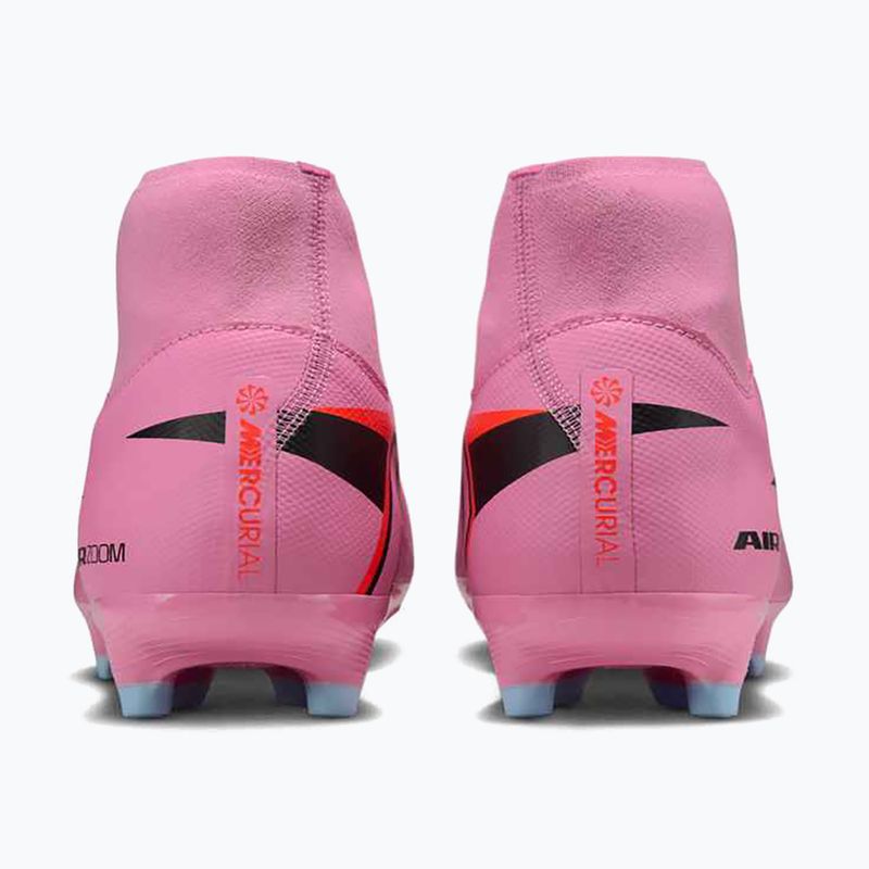 Încălțăminte de fotbal pentru bărbați Nike Mercurial Superfly 10 Academy MG magic flamingo/black/total crimson 4
