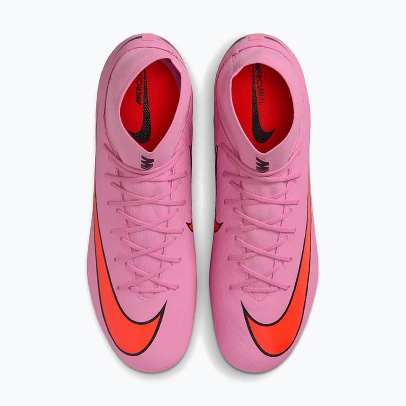 Încălțăminte de fotbal pentru bărbați Nike Mercurial Superfly 10 Academy MG magic flamingo/black/total crimson 6