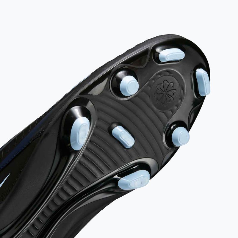 Încălțăminte de fotbal pentru bărbați Nike Phantom 6 Low Club FG/MG black/black 10