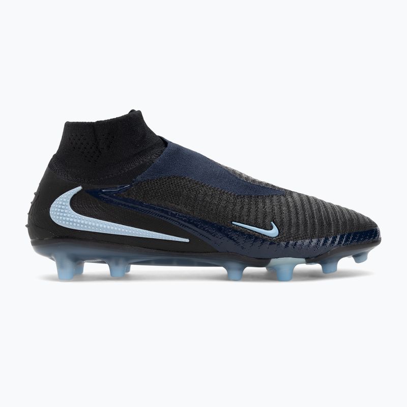 Încălțăminte de fotbal pentru bărbați Nike Phantom 6 High Elite AG black/black 2