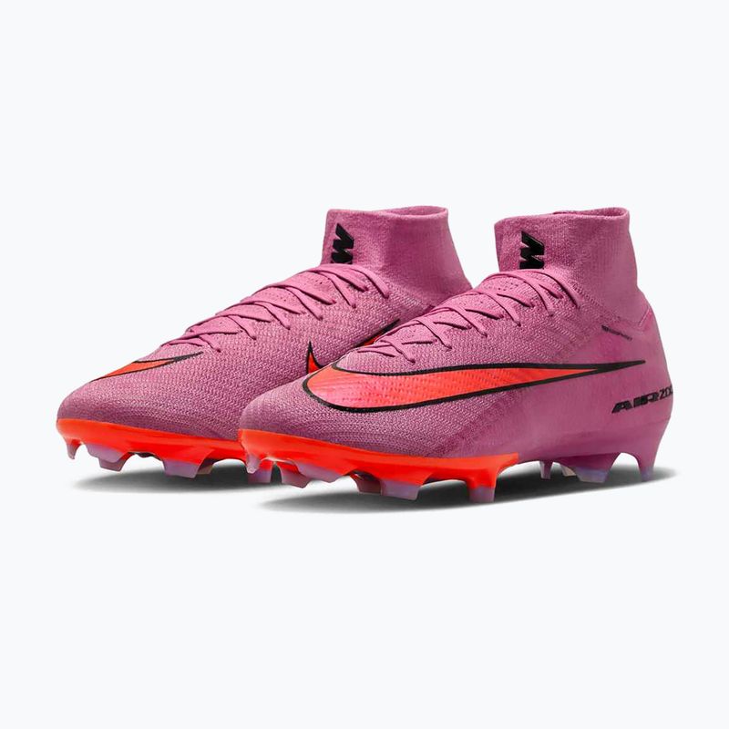 Încălțăminte de fotbal pentru bărbați Nike Mercurial Superfly 10 Elite FG magic flamingo/black/total crimson 3