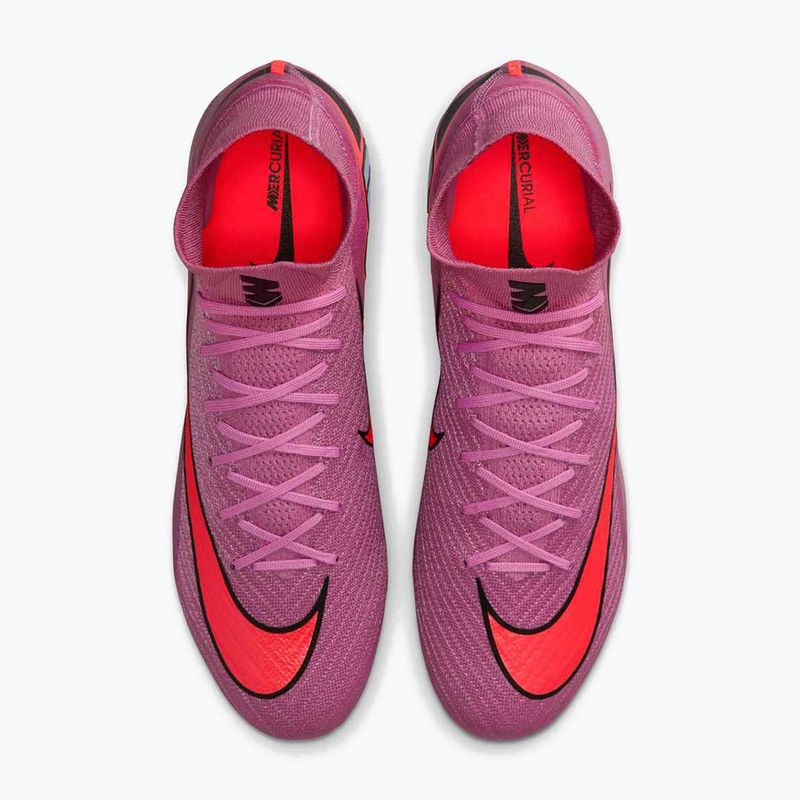 Încălțăminte de fotbal pentru bărbați Nike Mercurial Superfly 10 Elite FG magic flamingo/black/total crimson 5