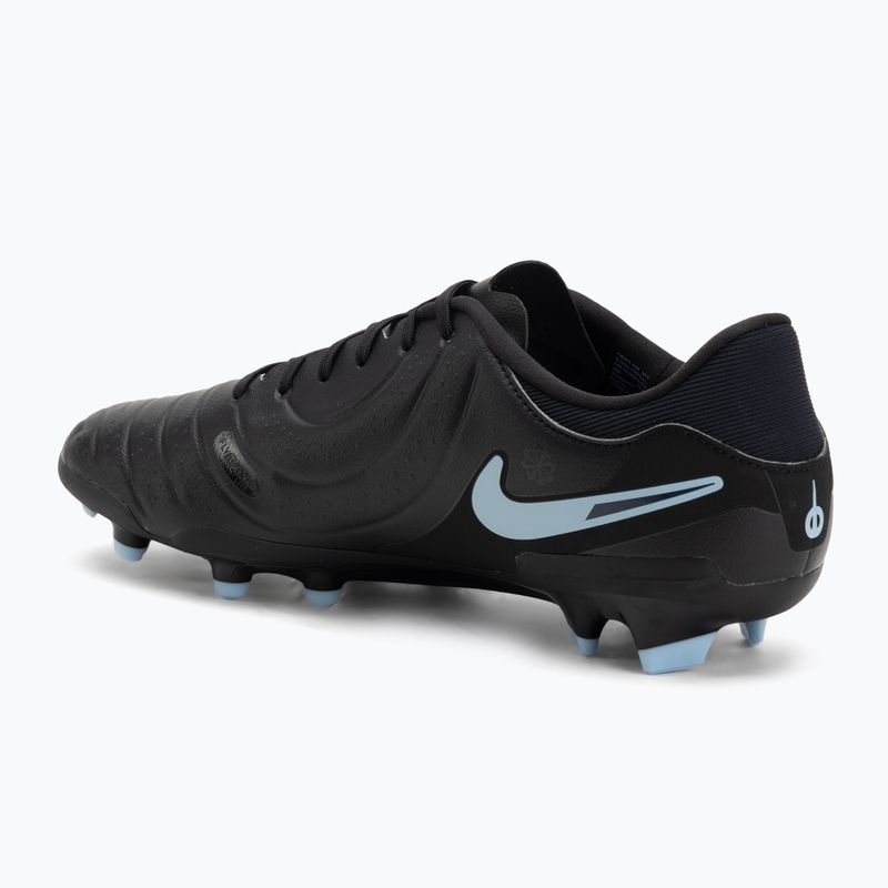 Încălțăminte de fotbal pentru bărbați Nike Tiempo Legend 10 Academy FG/MG black/black 3