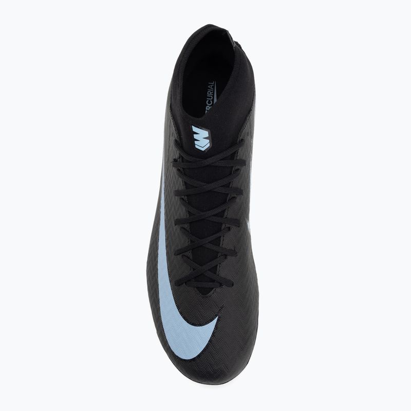 Încălțăminte de fotbal pentru bărbați Nike Mercurial Superfly 10 Academy AG black/ice blue 5