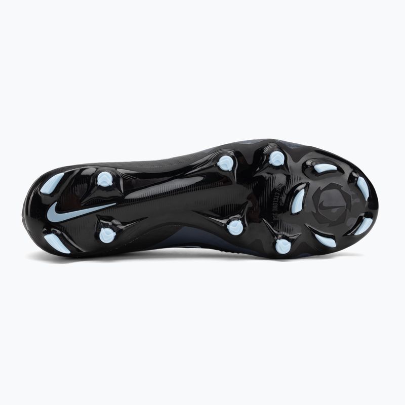 Încălțăminte de fotbal pentru bărbați Nike Phantom 6 Low Academy FG/MG black/black 4
