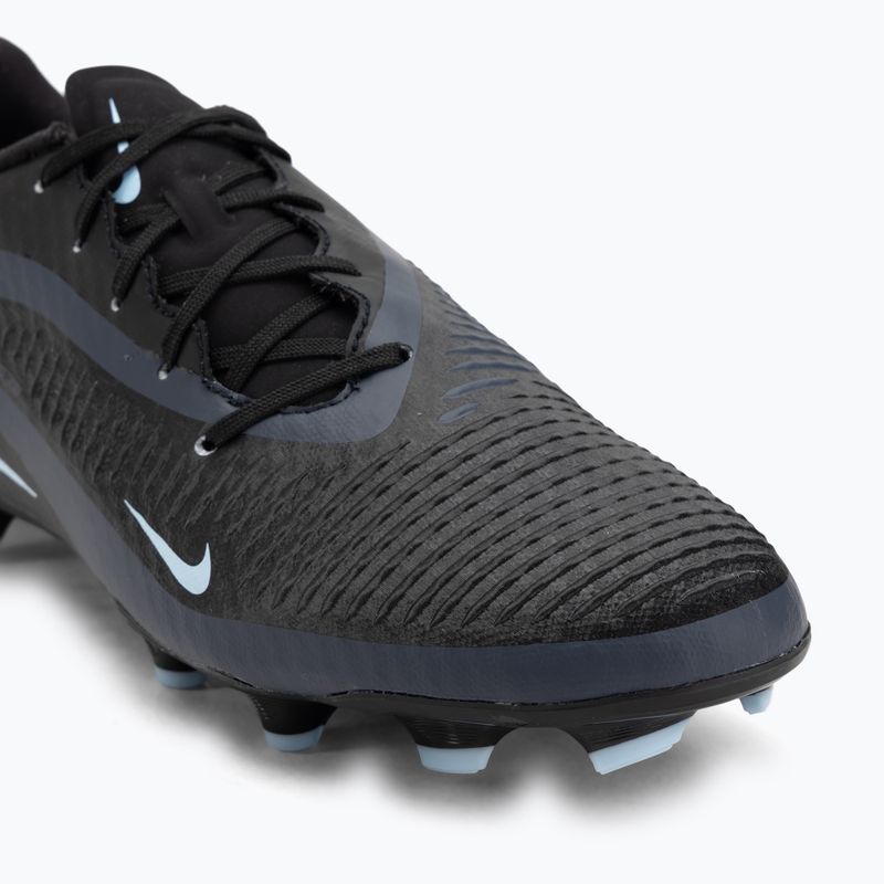 Încălțăminte de fotbal pentru bărbați Nike Phantom 6 Low Academy FG/MG black/black 7