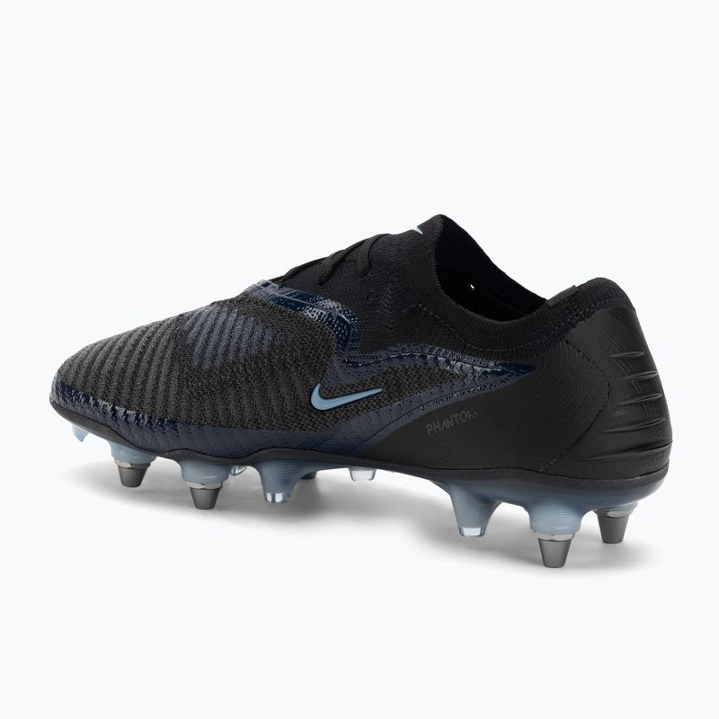 Încălțăminte de fotbal pentru bărbați Nike Phantom 6 Low Elite SG-Pro black/black 3