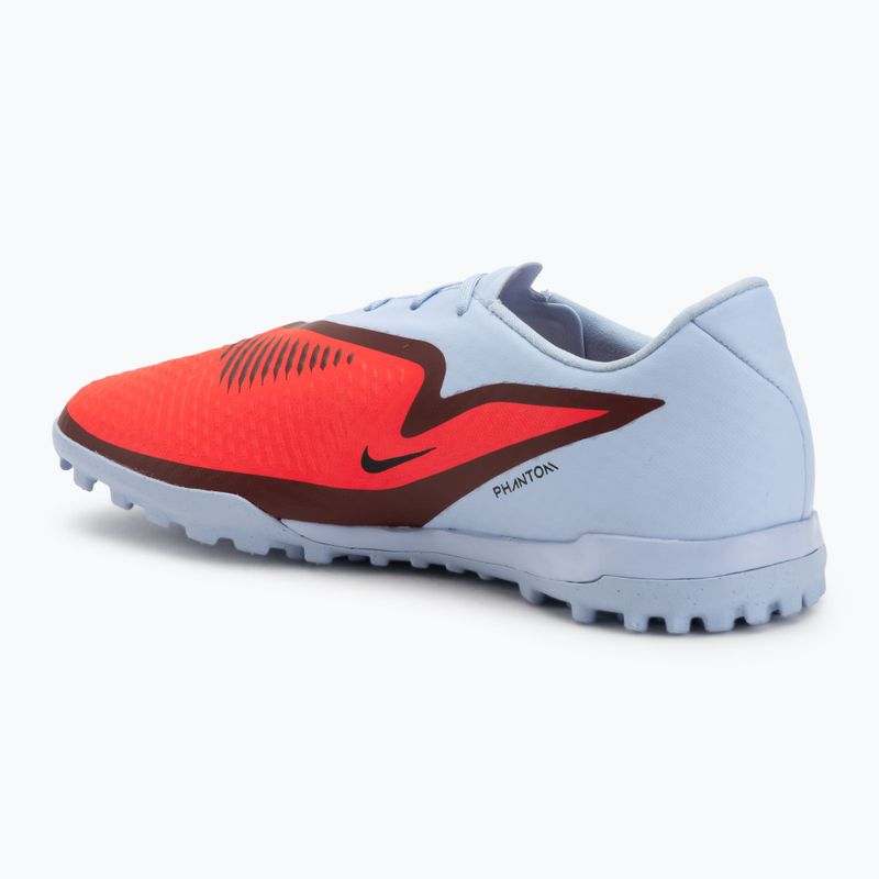 Încălțăminte de fotbal pentru bărbați Nike Phantom 6 Low Academy TF royal tint/bright crimson 3