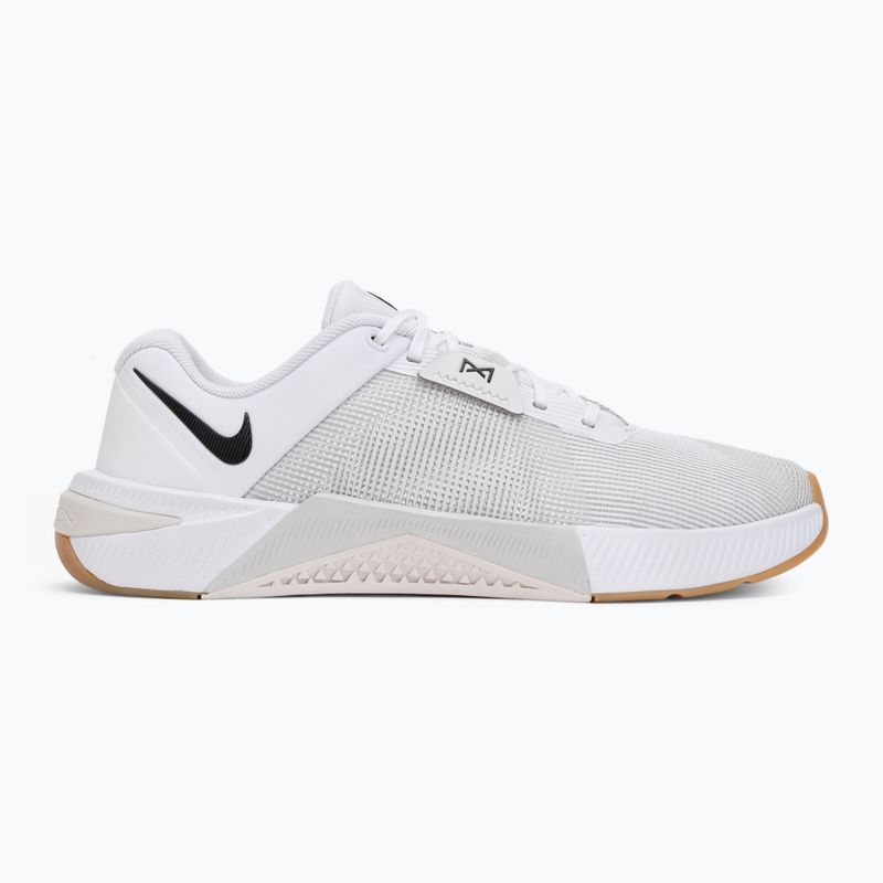 Încălțăminte de ridicare greutăți pentru bărbați Nike Metcon 10 white/platinum tint/black 2