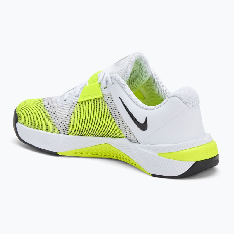 Încălțăminte pentru ridicarea greutăților bărbătești Nike Metcon 10 white/volt/black 3