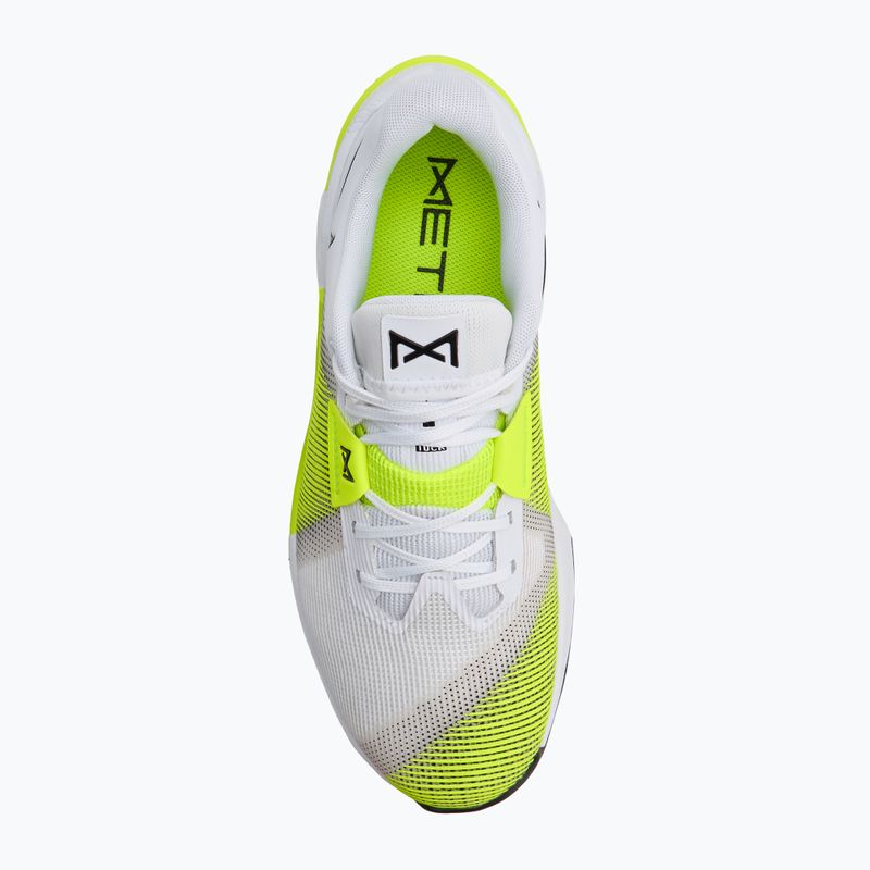 Încălțăminte pentru ridicarea greutăților bărbătești Nike Metcon 10 white/volt/black 5