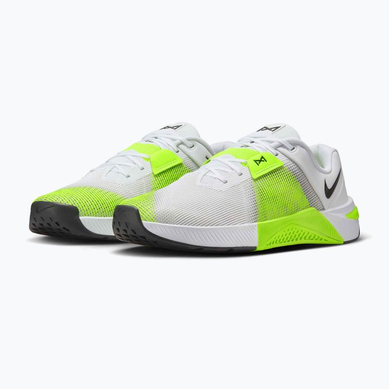Pantofi de haltere pentru bărbați Nike Metcon 10 white/volt/black 3